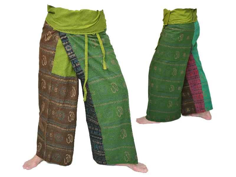 Thai Fisherman Pants Thai Pants Lounge Pants Wrap Pants Men Women 1 pocket