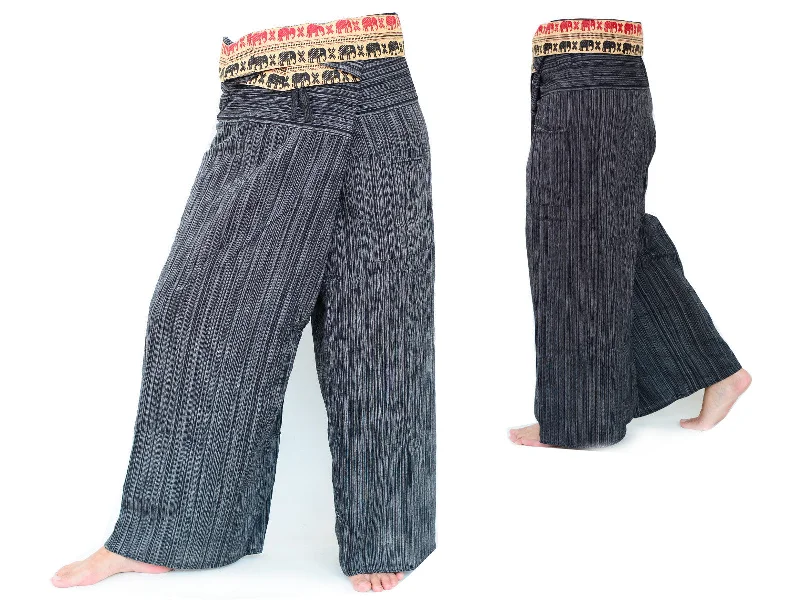 Thai Fisherman Pants Thai Pants Lounge Pants Wrap Pants Men Women 1 pocket