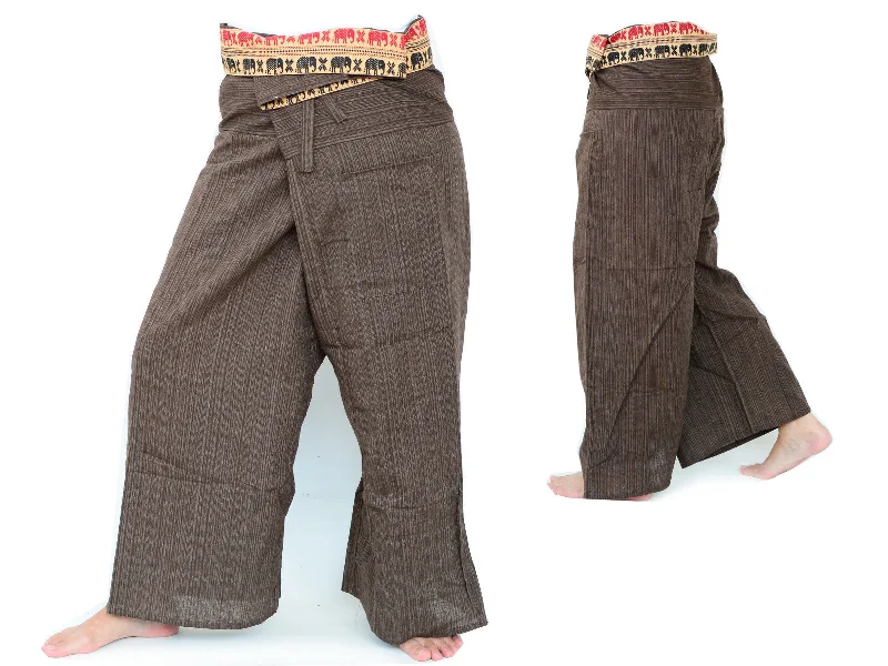 Thai Fisherman Pants Thai Pants Lounge Pants Wrap Pants Men Women 1 pocket