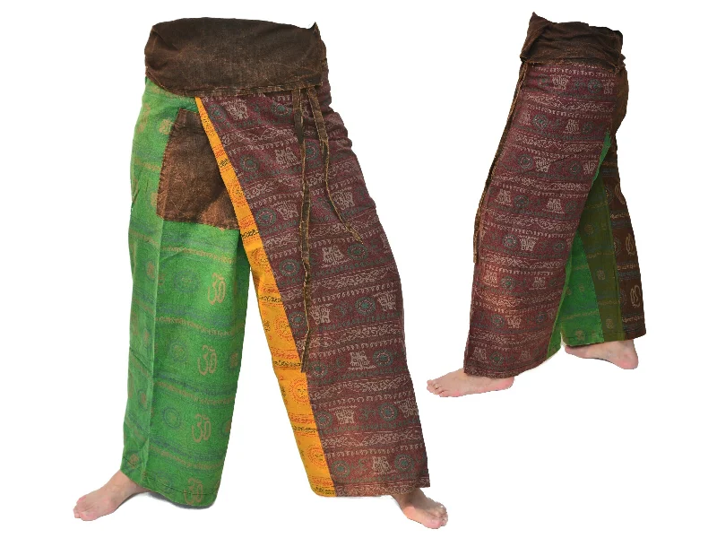 Thai Fisherman Pants Thai Pants Lounge Pants Wrap Pants Men Women 1 pocket