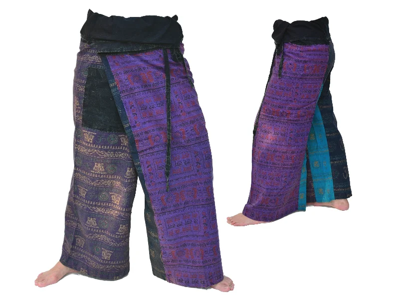 Thai Fisherman Pants Thai Pants Lounge Pants Wrap Pants Men Women 1 pocket