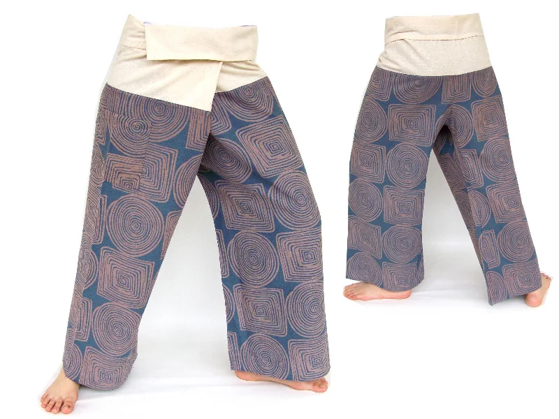 Thai Fisherman Pants Thai Pants Lounge Pants Wrap Pants Men Women