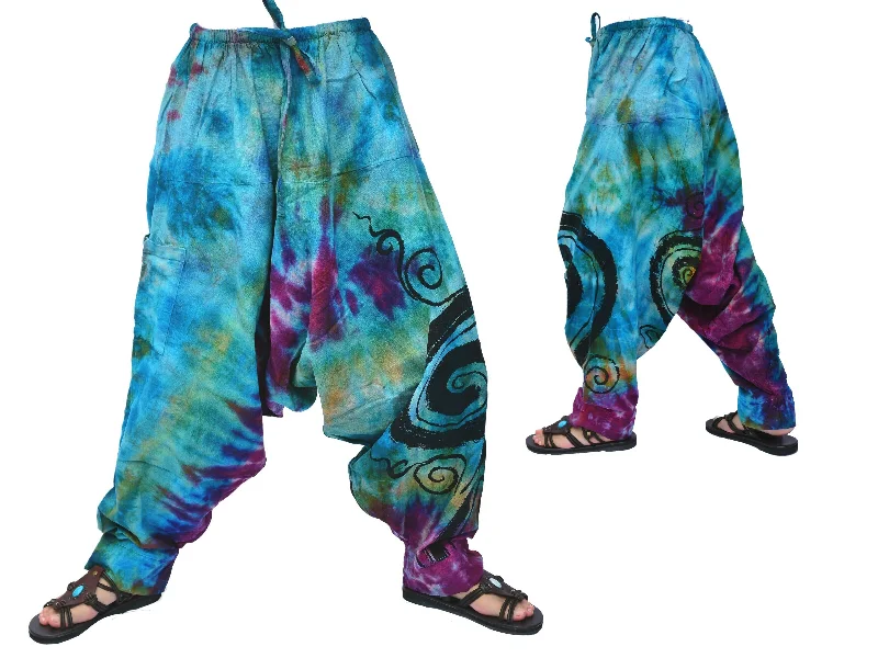 Tie Dye Harem Pants Lounge Pants Yoga Pants Men Women