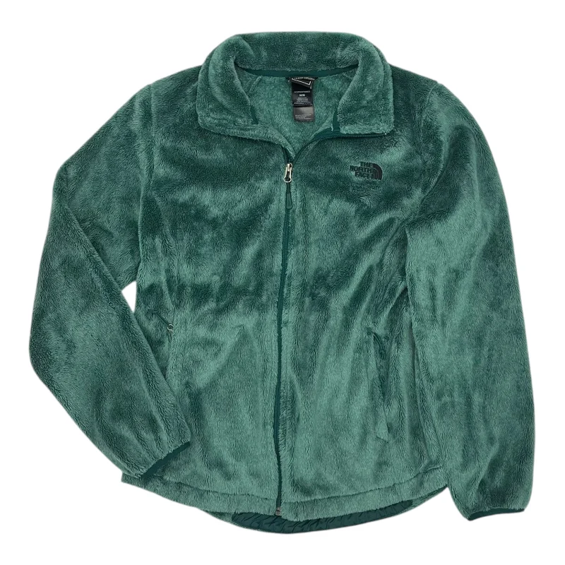 Athletic Jacket By The North Face In Green, Size:M