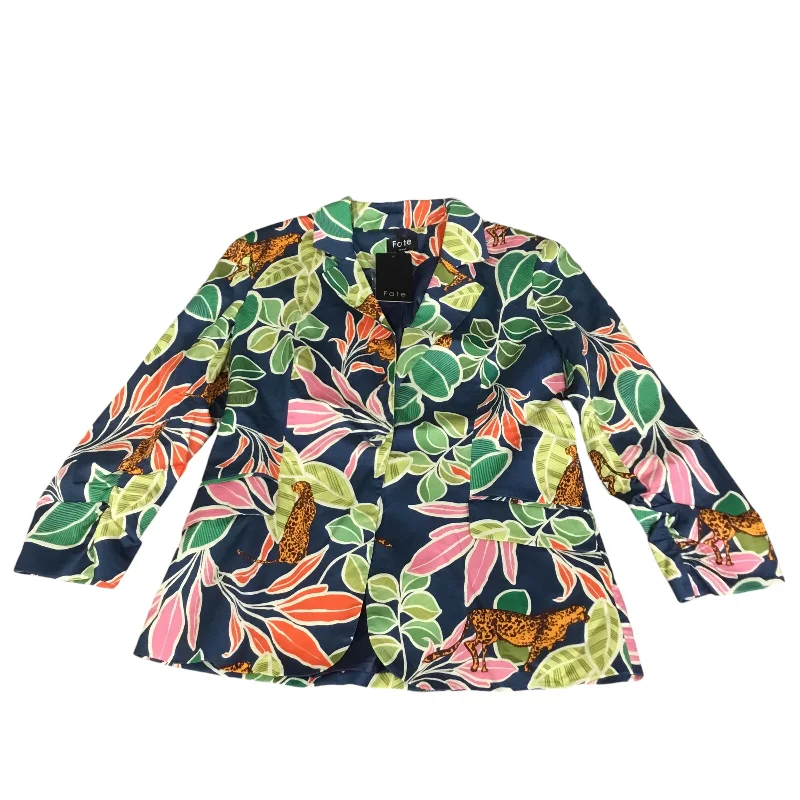 Blazer By Fate In Tropical Print, Size: M