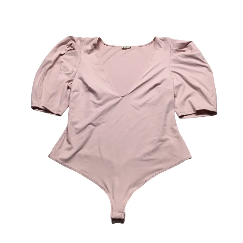 Bodysuit By Free People In Pink, Size: L