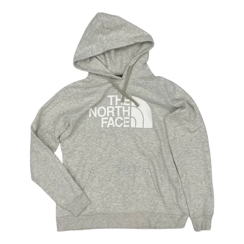 Sweatshirt Hoodie By The North Face In Grey, Size:L