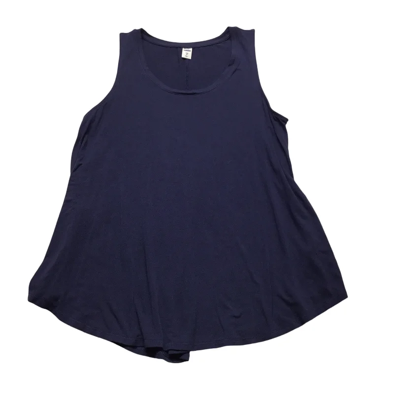 Top Sleeveless Basic By Old Navy In Navy, Size: M